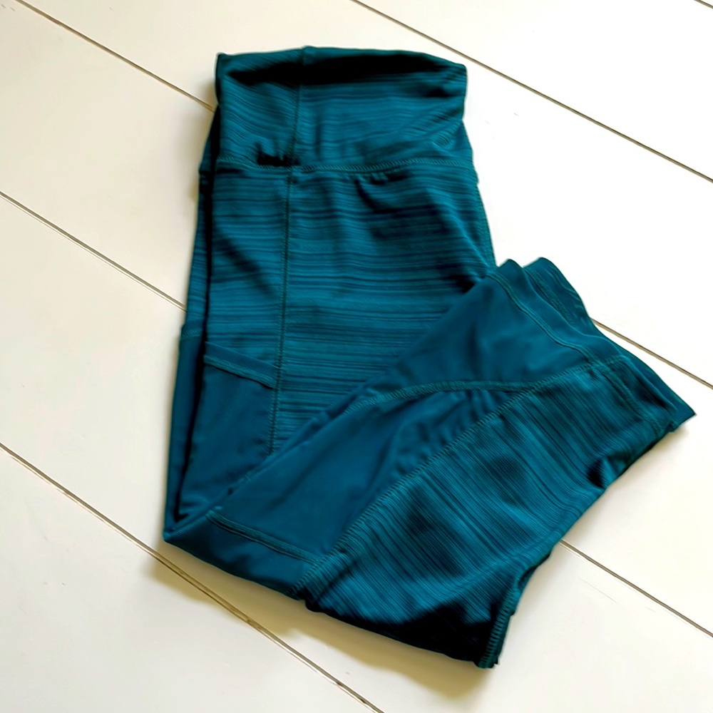 ***3 for $15*** Joe Fresh High Rise Teal Crop Legging, Size M